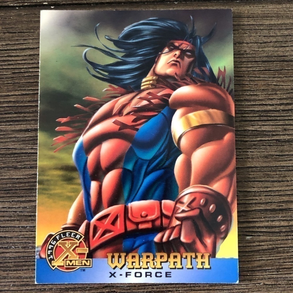 X-men ’96 Fleer trading card: Warpath (X-Force) #24